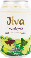 Напій безалкогольний слабогазований на рослинній сировині Фіто Мохіто Комбуча Jiva з/б 330мл