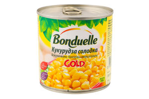 Кукуруза сладкая вакуумированная консервированная стерилизованная Gold Bonduelle ж/б 340г