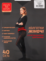 Колготи з утягувальними шортиками чорні 40ден р.5 Day by Day