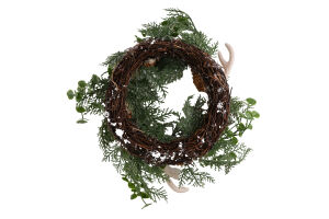Прикраса декоративна Вінок новорічний 30см 951766