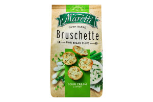 Брускеты Сметана-лук Maretti м/у 70г