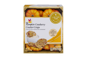 Ahold Pumpkin Cranberry Cracker Crisps