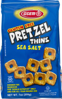 Osem Gluten Free Pretzel Thins Sea Salt