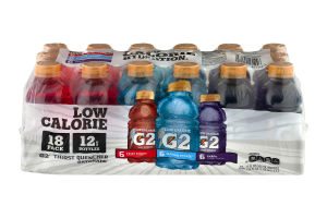 G2 Low Calorie Gatorade Thirst Quencher Variety Pack - 18 PK