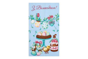 Рушник вафельний Пасха в асортименті 34х60см