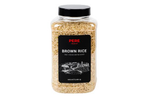 Рис нешлифованный Brown Pere п/б 800г