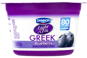 Dannon Light & Fit Greek Nonfat Yogurt Blueberry