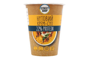 Крем-суп швидкого приготування нутовий 50г стакан Стріт суп