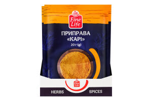 Приправа Карі Fine Life м/у 20г