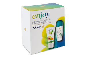 Набор Крем для рук Вдохновляющий 75мл + Антиперспирант шариковый Груша и алоэ вера 50мл Вдохновение и свежесть Dove 2шт