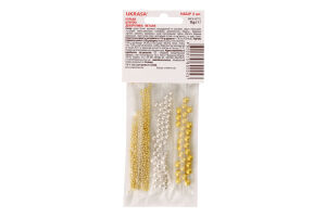 Н-р кондитерский Украса Шарики сахарные ассорт 3шт