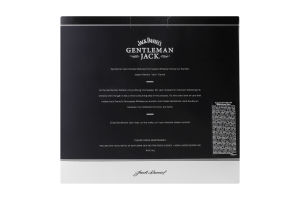Набор подарочный Виски Джентельмен Джек 40% 0.7л + 2 стакана Jack Daniel's к/у