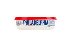 Сыр 37% мягкий с добавлением козьего сыра и розмарина пастеризованный Philadelphia п/у 175г