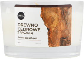 Свічка Aroma Home Деревина кедра з пачулі ароматич