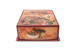 Торт белково-ореховый Грильяжный Сумской Сумська Паляниця к/у 0.6кг