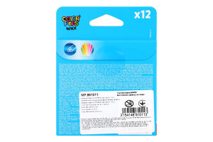 Мел Maped Color peps восковой 12цв