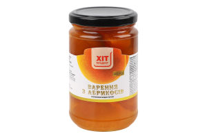 Варенье из абрикосов без косточки стерилизованное Хіт Продукт в/с с/б 385г