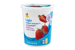 Ahold Light Nonfat Yogurt Strawberry
