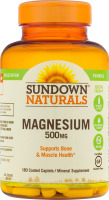 Sundown Naturals Magnesium 500 mg - 180 CT