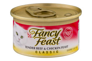 Fancy Feast Tender Beef & Chicken Feast Classic Gourmet Cat Food