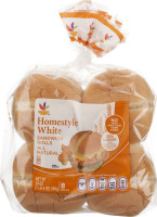 Ahold Homestyle White Sandwich Rolls All Natural - 8 CT