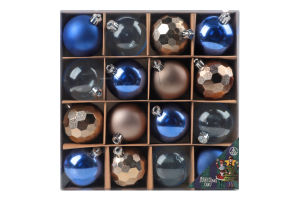 Набір куль пластикових мікс кольорів 6см 16шт