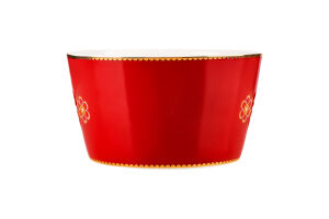 Миска PIP Studio LoveBirds MedalDeer тем.черв 15см