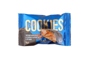 Печенье с соленой карамелью глазированное черным шоколадом Truff Royal м/у 18г