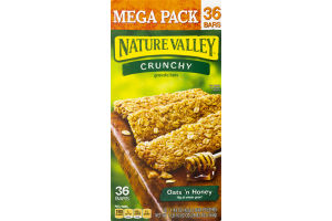 Nature Valley Crunchy Granola Bars Oats 'n Honey - 36 CT
