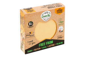 Сир рослинний Веганський вінтаж Чеддер Green Vie к/у 250г