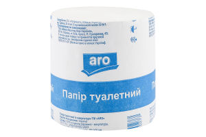 Бумага туалетная из макулатуры Aro 1шт