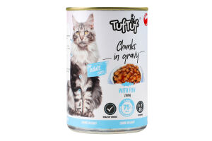 Корм д/котів TUFTUF 415г Риба (Польща)