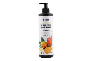 Бальзам для поврежденных волос Mango&Liquid silk Superfood for hair Tink 500мл