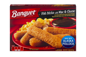 Banquet Fish Sticks and Mac & Cheese