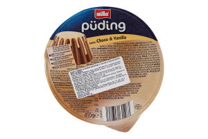 Пудинг Muller зі смаком і соусом ванілі