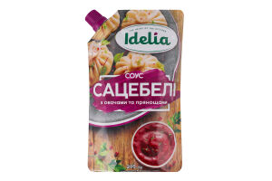 Соус с овощами и пряностями Сацебели Idelia д/п 200г