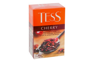 Чай травяной из лепестков суданской розы шиповника вишни и ароматом вишни Cherry Tess к/у 90г