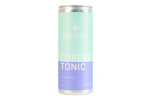 Напій безалкогольний сильногазований пастеризований Coffee Tonic Idealist Coffee&Co. з/б 250мл