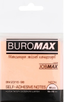 Блок паперу д/нотаток Неон 76*76мм 80аркушів в асортименті артBM.2316-98 Буромакс