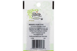 Nature's Promise Organic Thyme