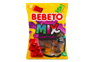 Конфеты жевательные Микс Bebeto м/у 80г
