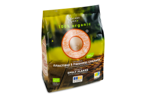 Пластівці з пшениці спельти миттєвого приготування різані органічні Galeks Agro м/у 300г