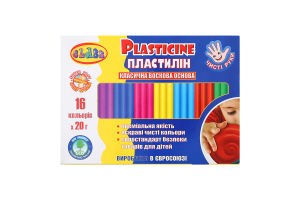 Пластилін Class Чисті руки MAXI 16 шт. ECO 7647С 320 г