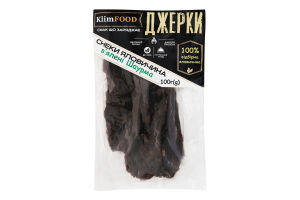 Снеки из говядины вяленые Шаурма Джерки KlimFood м/у 100г