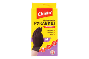 Перчатки нитриловые М Chisto 10шт