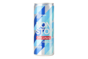 Напій енергетичний безалкогольний сильногазований Original Non Stop з/б 250мл