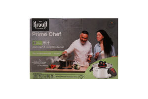 Каструля Prime Chef 1,9л з скляною кришкою 16см Krauff
