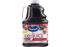 Ocean Spray 100% Juice No Sugar Added Cranberry