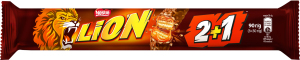 Вафлі з м'якою карамеллю, пластівцями, вкриті глазур'ю Lion м/у 3х30г