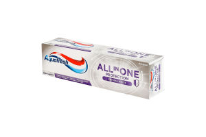 Паста зубна з фтором Кришталева білизна Захист все в одному Aquafresh 75мл